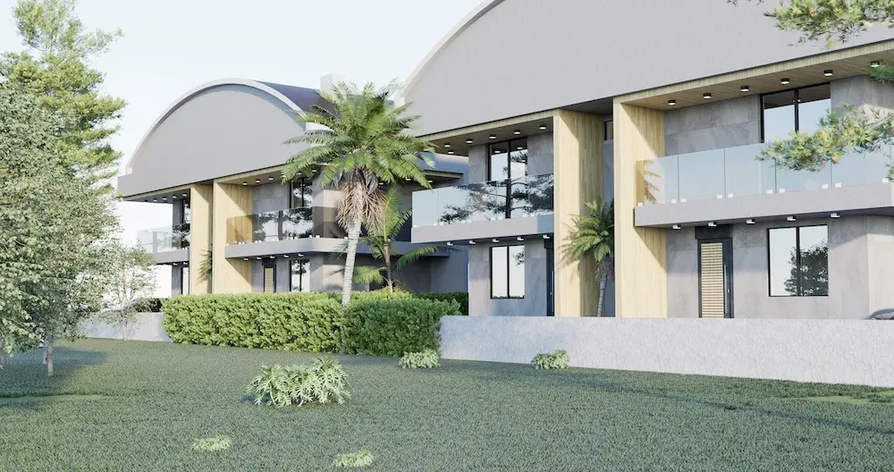 Landscaped garden